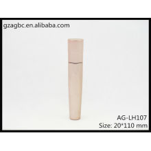 Glamorosa y vacío plástico en forma de especial Mascara tubo AG-LH107, empaquetado cosmético de AGPM, colores/insignia de encargo